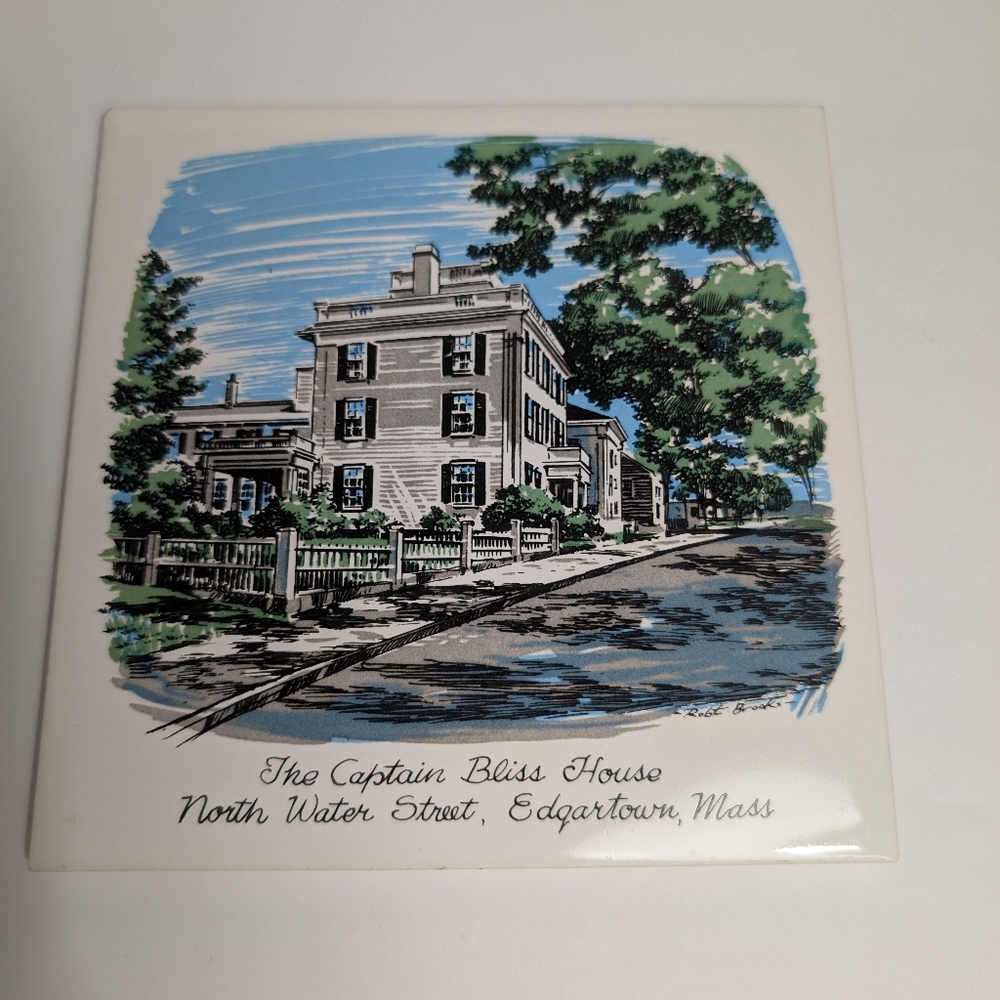 Decorative Tile Screen Craft 6" x 6” The Captain Bliss House North Water Street